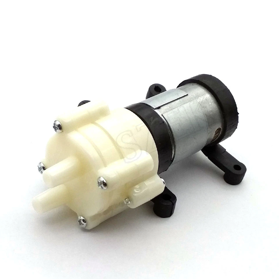 DC6 12V R385 Aquarium Fish Tank Round Water Air DC Diaphragm Pump