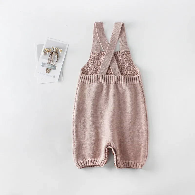 Warm Baby Clothing Autumn Knitted Baby Rompers Newborn Baby Overalls Woolen Newborn Girls Boys Jumpsuit Baby Clothing