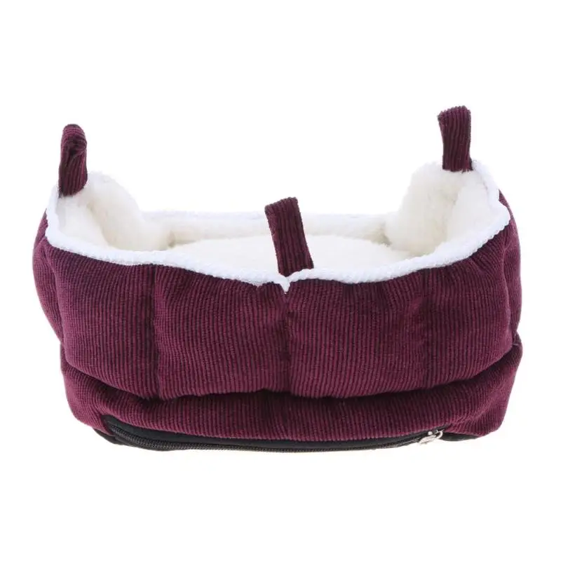 Washable Guinea Pig Bed Hamster House Washable Hamster Squirrel Cavy Nest Pet Sofa Small Animal Winter Warm Rabbit House
