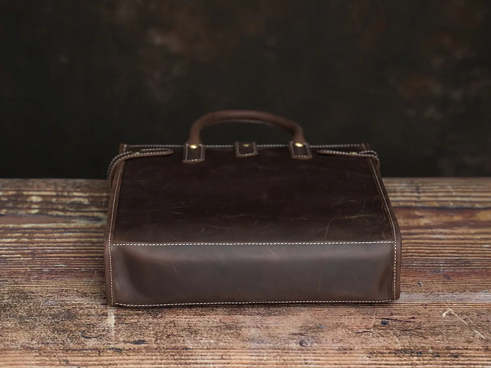 NUPUGOO-maletín Vintage para hombre, bolso informal de cuero genuino, bolso de mano de negocios, bolsos de hombro para trabajador de oficina para 13_voghion.com