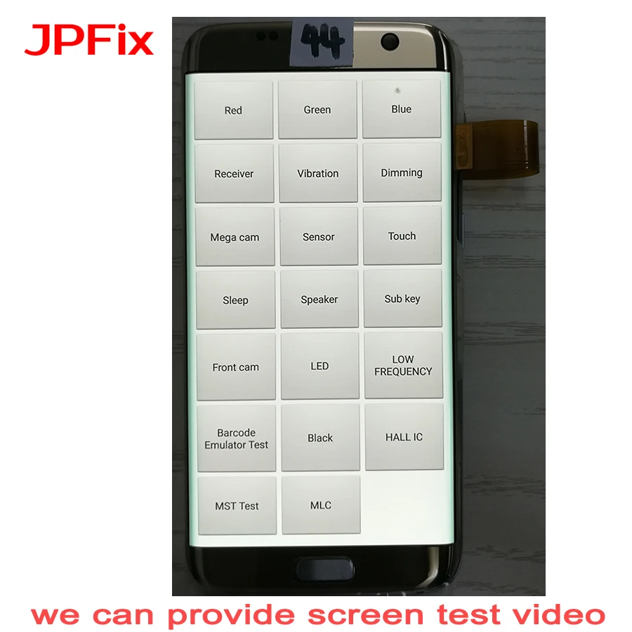 JPFix для Samsung Galaxy S7 Edge G935 LCD маленький дефектный сенсорный экран дигитайзер с рамкой
