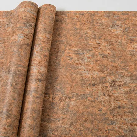 Vintage Solid Color Wallpaper Cement Home Decor Retro Rust Yellow Grey Wallpaper Waterproof Rolling Paper Contact - Цвет: 27802