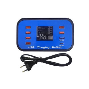 Fast Charger QC3.0 With Cable PD18w Multi-port USB Fast Port Charge Porous Bit Charger For Mobile Phones Tablets
Fast Charger QC3.0 With Cable PD18w Multi-port USB Fast Port Charge Porous Bit Charger For Mobile Phones Tablets