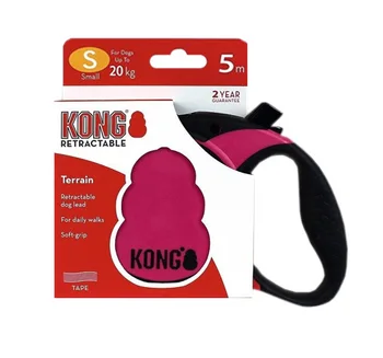 

KONG KONG TERRAIN belt leash for animals tape 5 meters size S fuchsia