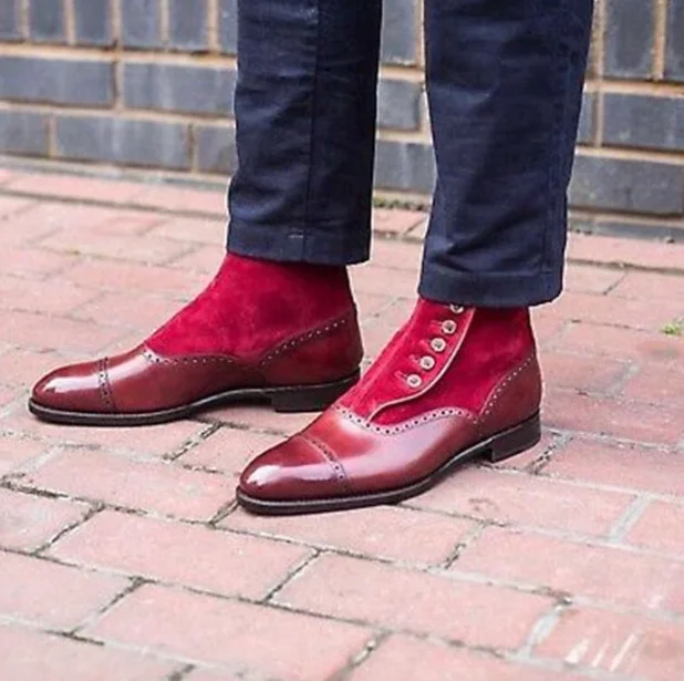 

Personalized Winter Fashion Men's PU Leather Chelsea Boots Pointed Toe Ankle Boots Mens Male Casual Zapatos De Hombre D360
