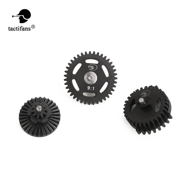 

Tactical MA 9:1 CNC Ultra High Speed Gears Set BD Ultra Lightweight Titanium Alloy Gear For AEG Gearboxes Gun Accessories