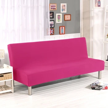 

Gray Solid Color Sofa Cover Elastic Sofa Cover Removable Stretch Slipcover Fold All-inclusive Cover Couch Without Armrest Sofa