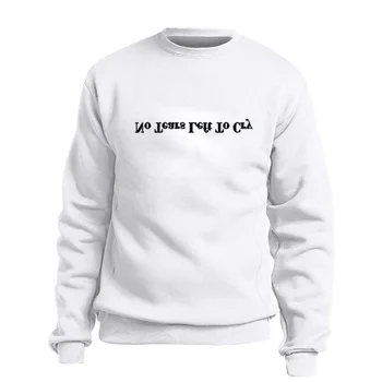 

No Tears Left To Cry Loose Fit Sweatshirt O Neck Hoodies Cotton Fleece Top Long Sleeve Female Unisex Plus Size Drop Ship