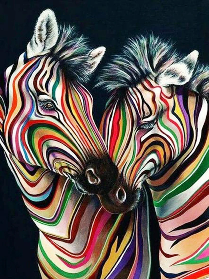 ルポッティダイヤモンドの絵のキリン,自分でできる5D刺diamond