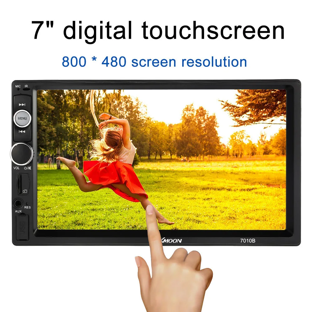 

2 Din Car Audio 7" Universal HD Touch Screen BT Car autoradio MP5 Player Multimedia Radio Entertainment USB/TF FM Aux Input