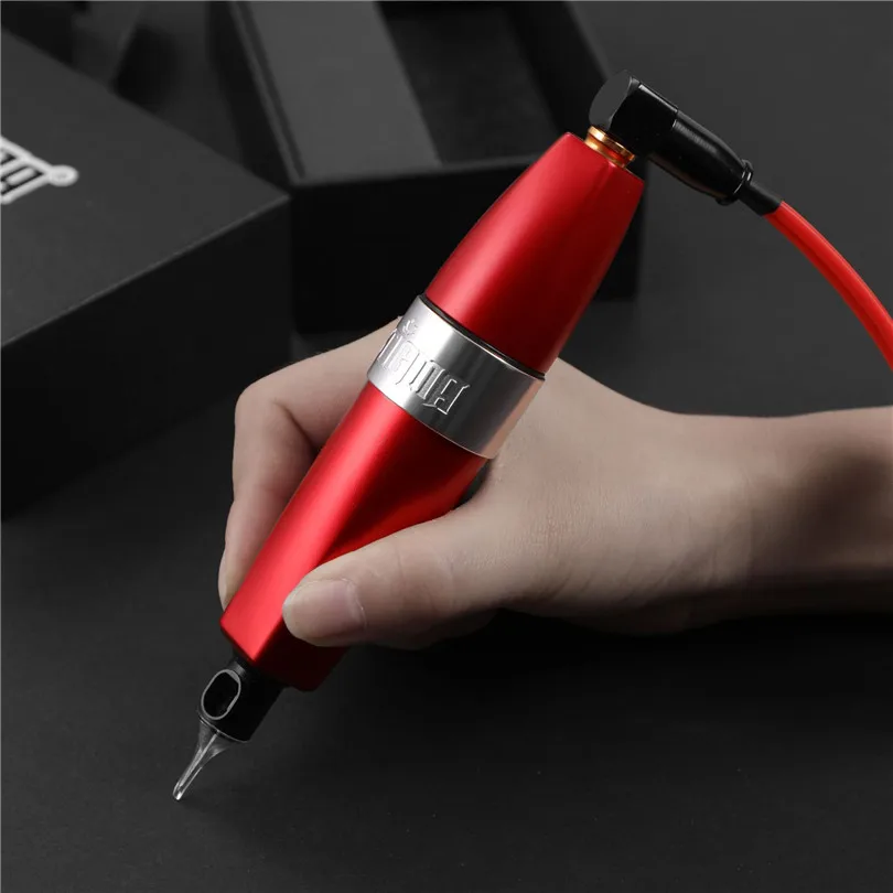 

Pro 1Pcs Lipstick Type Multifunctional Hybrid Tattoo Pen Permanent Makeup Machine Biomaser 2 In 1 Rotary Tattoo Gun For Body Art