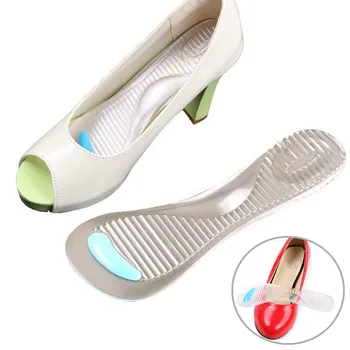 

1 Pairs Silicone Gel Pad Shoes Insole Non-Slip Sandals High Heel Arch Cushion Support Woman Insoles Massage Shoes Cushion Pads