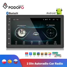Podofo Universal Android 2 Din Autoradio Radio samochodowe 7