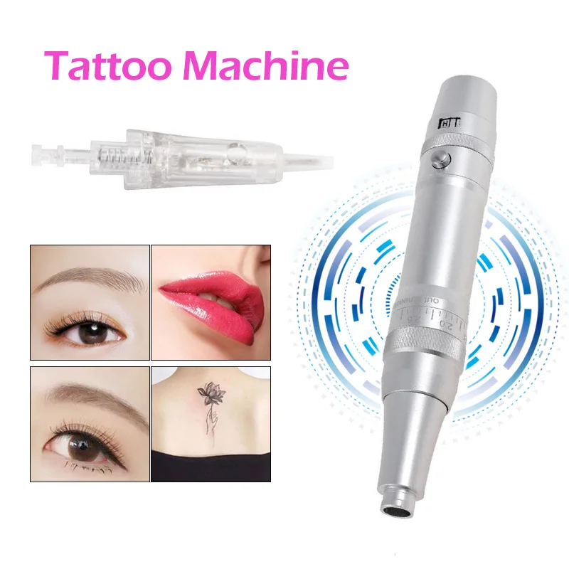

High quality buckle tattoo needle Cartridge Tattoo Machine Pen Micropigmentation Permanent Makeup Lip Eyebrows Tattoo Machine