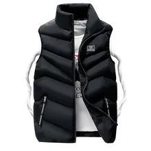 AliExpress жилет Для Мужчин's стиль без рукавов теплый Для мужчин пальто-безрукавка, Молодежный корейский-Стиль Slim Fit модное платье-жилет