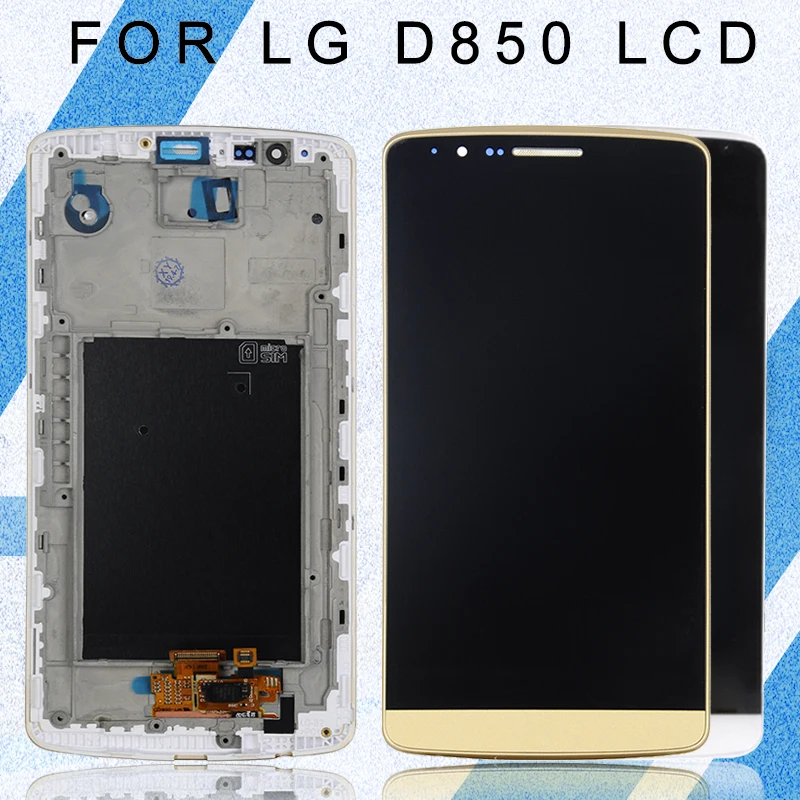 Оригинальный Catteny 5 дюймов D855 экран для LG G3 ЖК D850 дисплей с сенсорной панелью