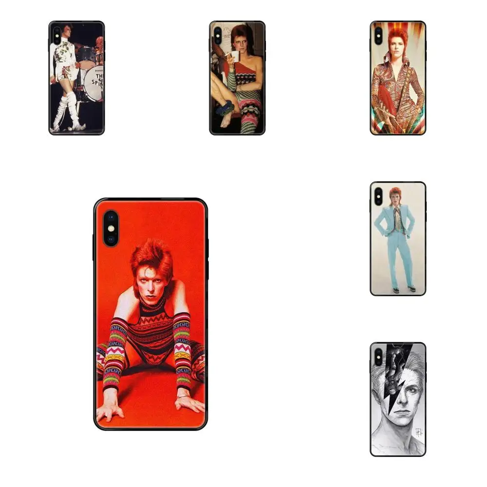 For Apple iPhone X XR XS 11 12Pro MAX 5S 5C SE 6S 7 8 Plus 2020 Soft TPU Black Case Ziggy Stardust David Bowie Rock For Apple iPhone X XR XS 11 12Pro MAX 5S 5C SE 6S 7 8 Plus 2020 Soft TPU Black Case Ziggy Stardust David Bowie Rock