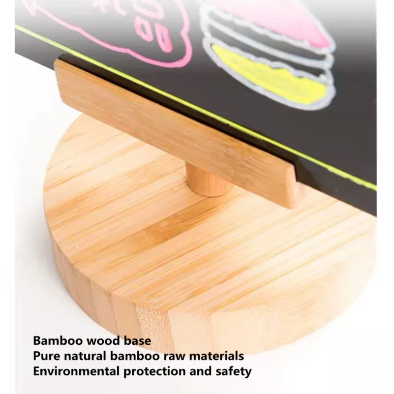 360 Degree Rotating A5 Table Card Price Display Board Bar Restaurant Advertising Reminder Notice Board Menu Sign Holder Stand