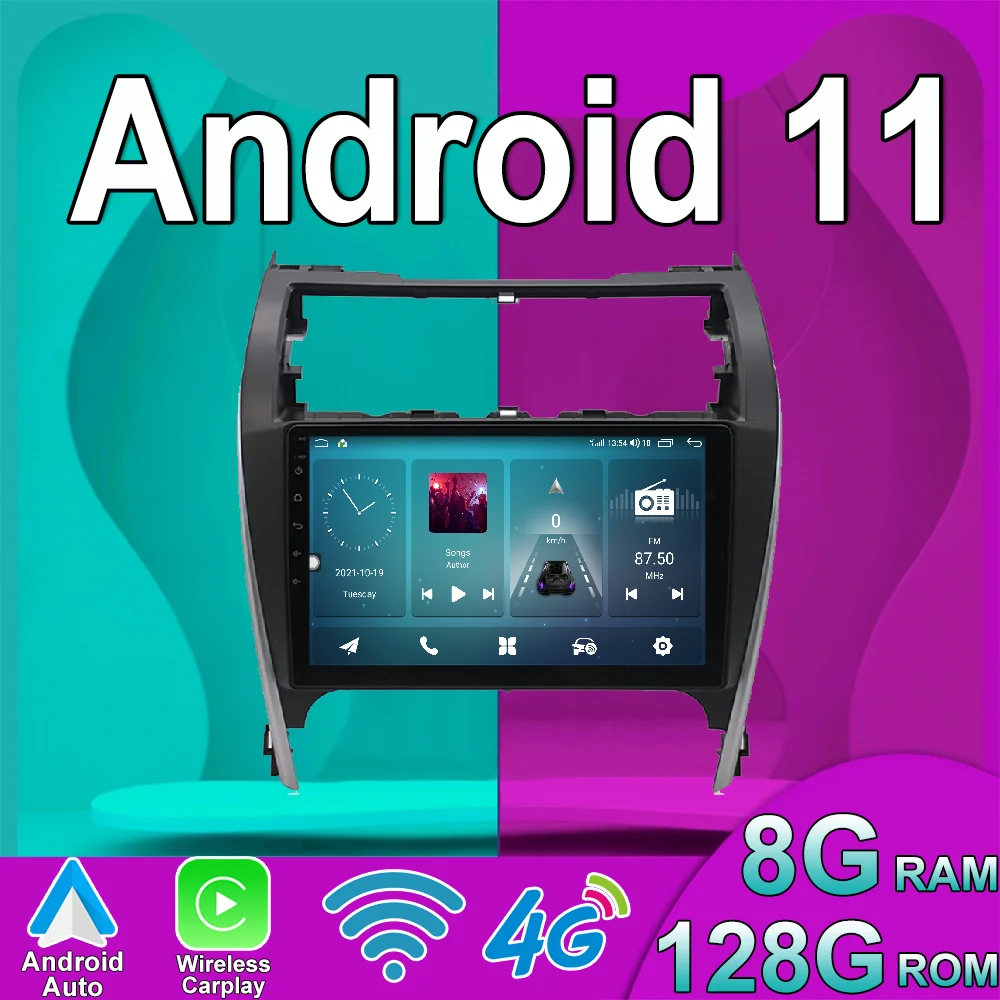 10.1'' Android 11 For Toyota Camry 7 XV 50 55 2012 - 2014 US EDITION Car Radio Stereo Multimedia Video Navi Wireless Carplay |