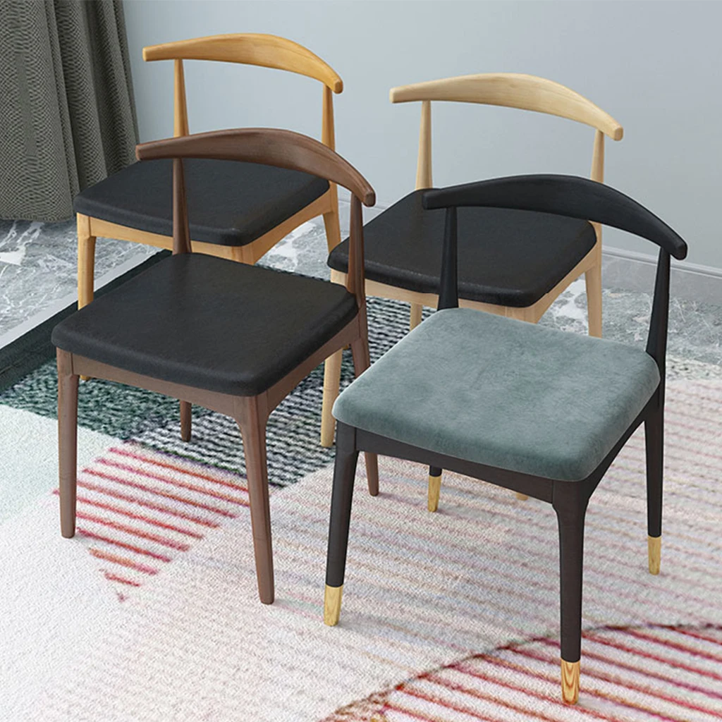 

Kitchen Dinner Back Chair Living Room Side Chairs Wood-Wood Color 2020 new arrival