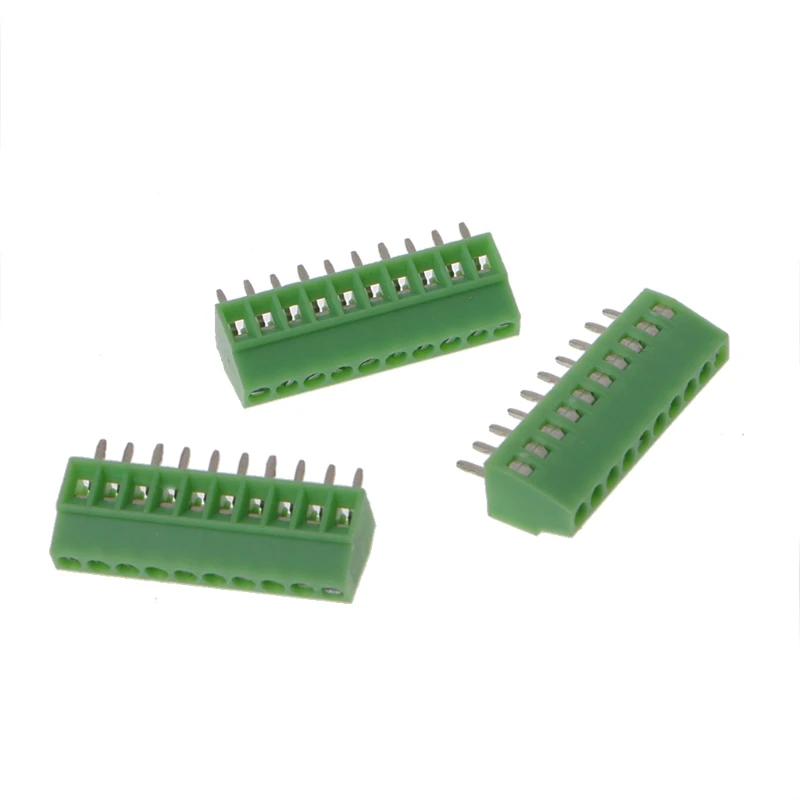10 шт. 2Pin-10Pin винт PCB установленный клеммные блоки разъем 2,54 мм Шаг C63E
