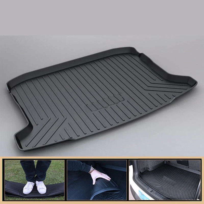 

LUCKEASY For Skoda KAROQ 2018 Car Boot Mat Rear Trunk Cargo Liner Protector Carpet Pad Car-styling
