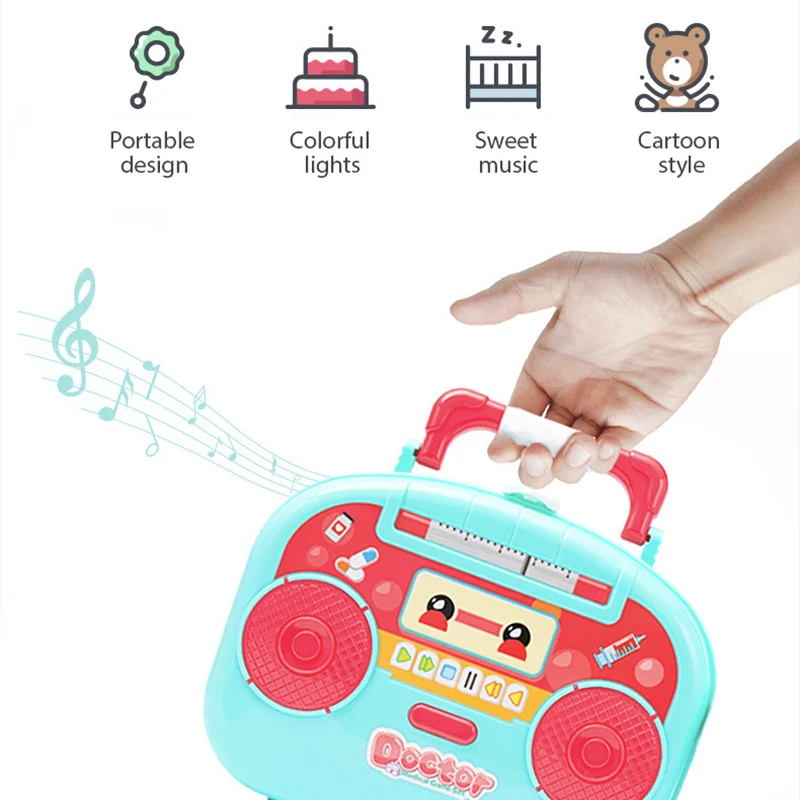 Infant Shining Kids Doctor Kit Toy Doctor Set Toys Model Kids Puzzle Toy Girl Boy Role 1 Infant Shining Kids Doctor Kit Toy Doctor Set Toys Model Kids Puzzle Toy Girl Boy Role 3