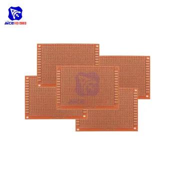 

diymore 5PCS/Lot Universal PCB Board 90x70 mm 2.54mm Hole Pitch Prototype Paper Printed Circuit Panel 9x7 cm Single Sided Board