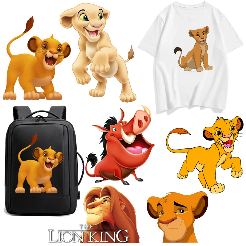 Disney Король Лев мультфильм нашивка для одежды Сделай Сам моющийся