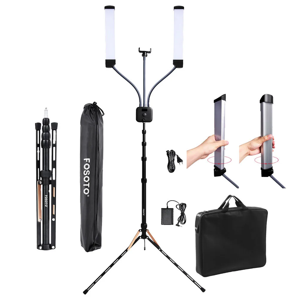 fosoto FT-450 Photographic Lighting Multimedia Extreme With Selfie Function Led Video Light lamp Fo