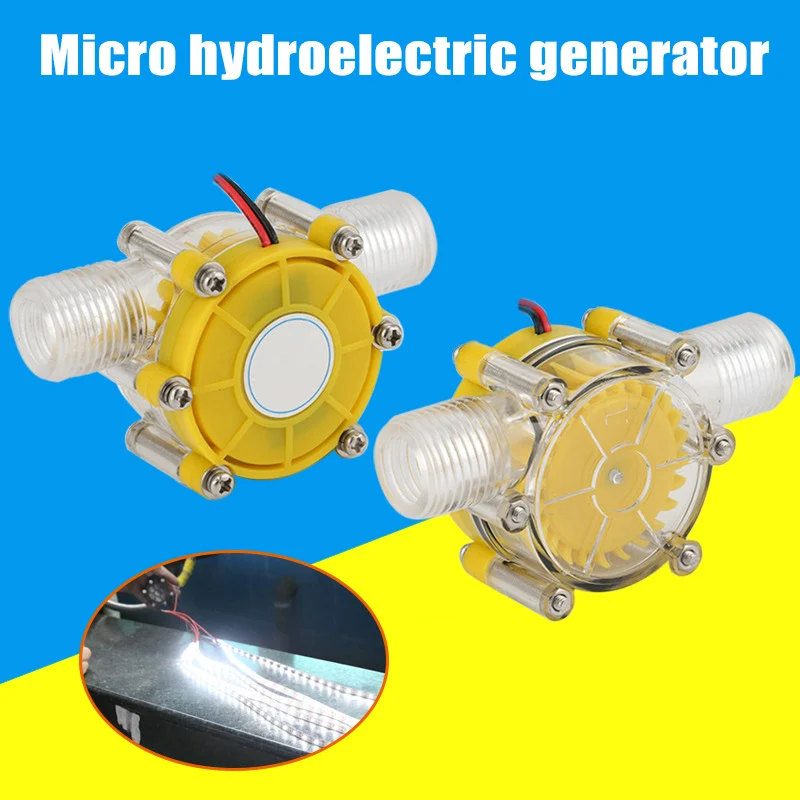 1 шт. микро гидроэлектрический генератор 12 В Stabilivolt 10 Вт Мощность гидравлического преобразования THIN889