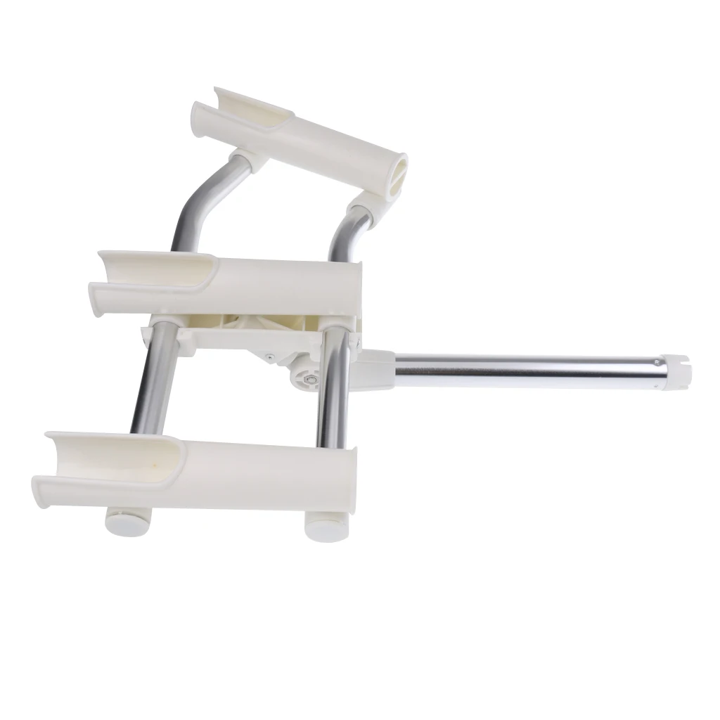 

Angle Adjustable Triple Outrigger Rod Holder Boat Fishing 3 Rod Tube Rack