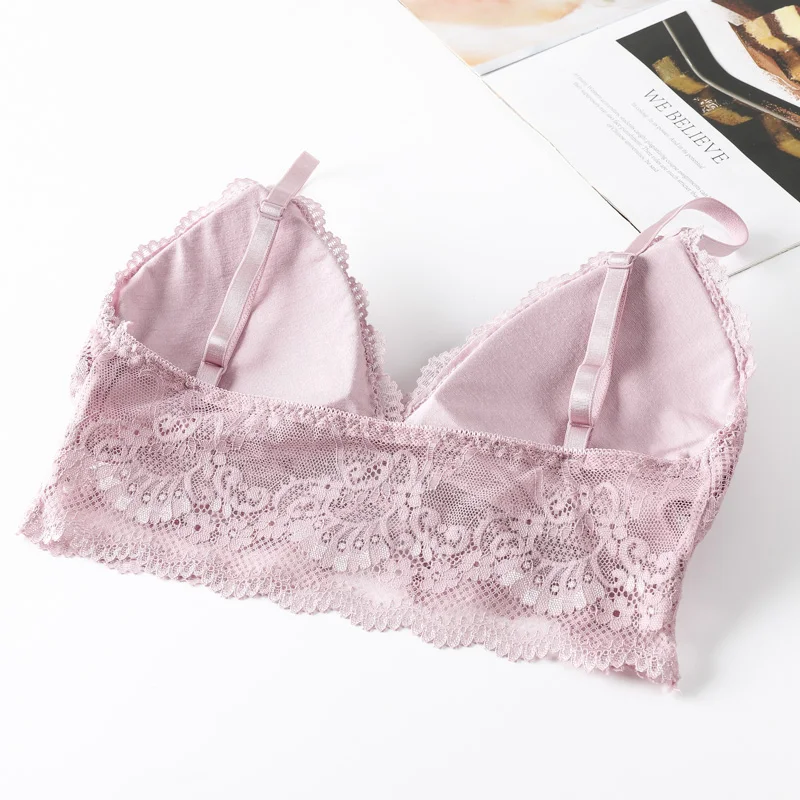 cotton bra and panty sets Lace Women Bra and Panty Set Push Up Bra Embroidery Underwear Set Ultrathin Briefs Female Brassiere Sexy Lingerie  Soft Intimate bra and brief sets