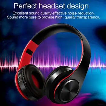 

Foldable Over-Ear HiFi Stereo Bluetooth 5.0 Wireless Music Headphone Portable 3.5mm Headset Comfortable To Wear