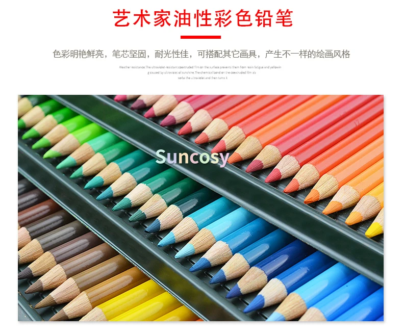 Faber-Castell Polychromos Coloured Pencils, Oil-Based, Drawing & Shading,  Artist Pencils Available In Tins of 12, 24, 36, 60 - AliExpress