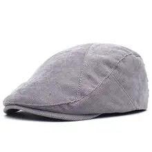 Модная трендовая Мужская одноцветная Вельветовая Кепка Гольф берет газетчика шляпа осень зима новая простая повседневная Кепка для вождения от солнца