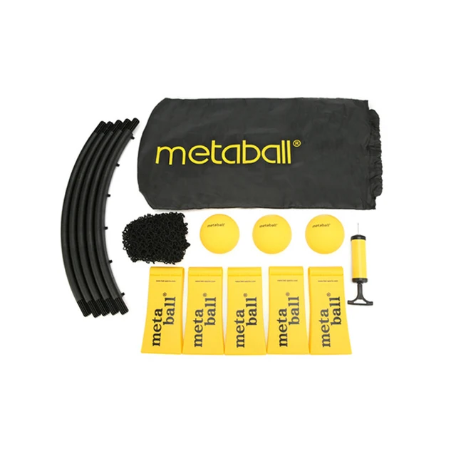 US $37.30 Mini Beach Volleyball Spike Ball Game Set Outdoor Team Sports Lawn Fitness Equipment Net With 3 Bal