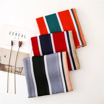 

Autumn and winter Luxury brand New style Cotton scarf Fashion women's cotton material silk scarves lady Sunscreen Print shawl