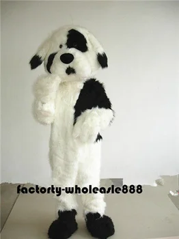 

Long Fur Dog Mascot Costume Suits Cosplay Party Game Dress Outfits Clothing Advertising Carnival Halloween Xmas Easter Adults