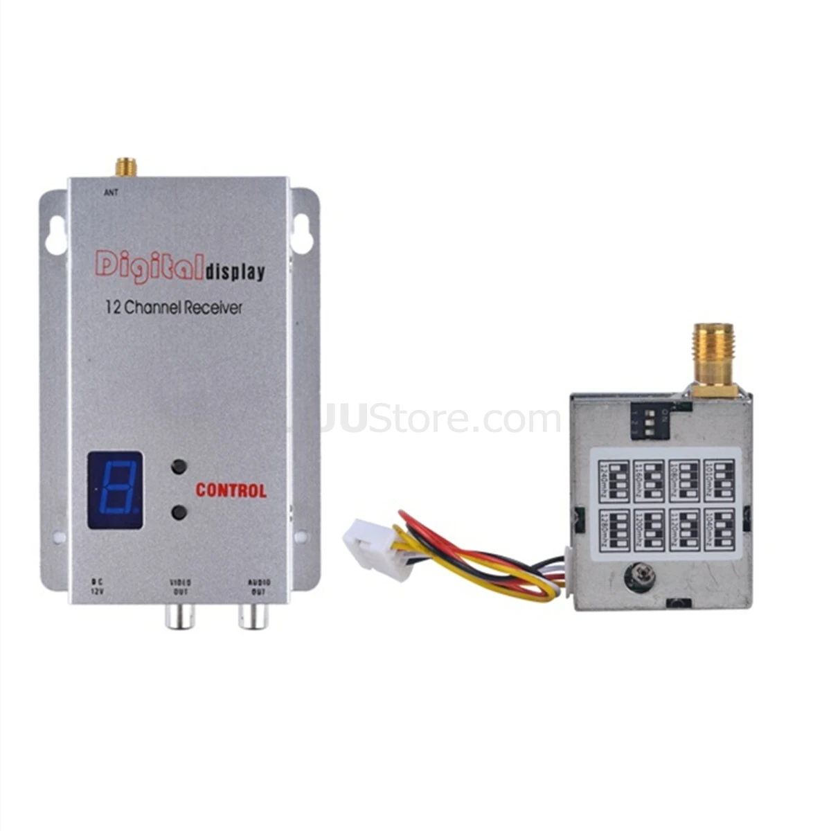 New 1.2G 1.2Ghz 200mW Wireless 8CH Audio Video FPV Transmitter With 12CH FPV Receiver Combo For RC FPV Racing Drone Models 10 H11e378eca0d2463fb0209a5e9b28f577a New 1.2G 1.2Ghz 200mW Wireless 8CH Audio Video FPV Transmitter With 12CH FPV Receiver Combo For RC FPV Racing Drone Models