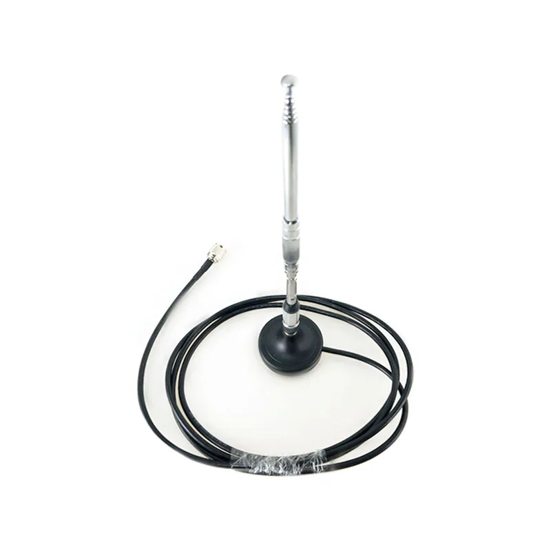 

FM Transmitter Antenna Small Rod Telescopic Antenna for 1w-15w fm radio broadcast Magnetic Antenna