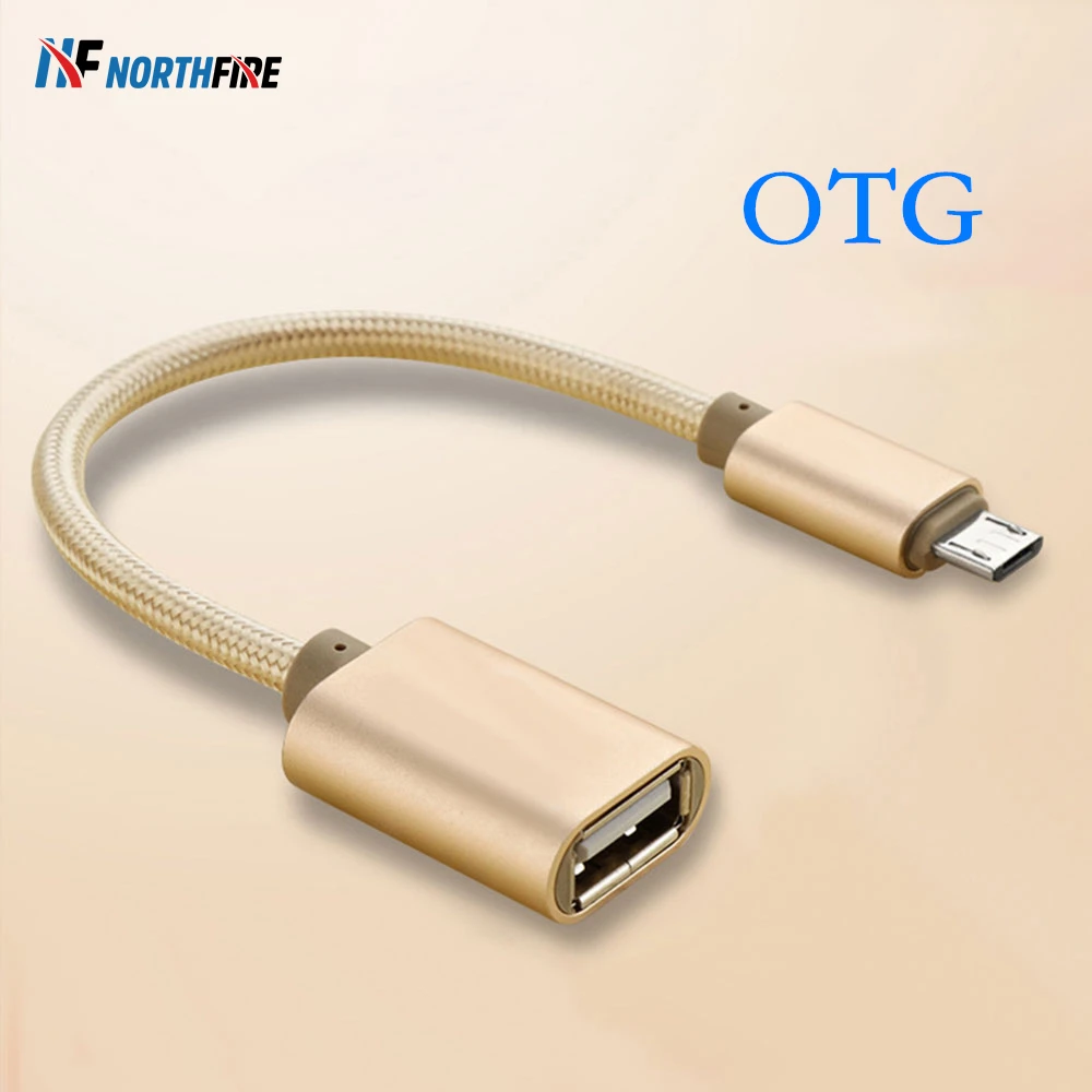 

Type-C to USB Adapter cable 18cm OTG nylon Female Converter adapter data Sync transmission For Xiaomi U disk Mouse keyboard