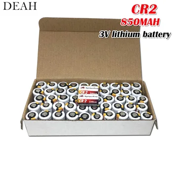 

100× 3V 850mah CR2 CR15H270 CR15266 lithium battery CR2 for flashlight alarm system rangefinder water meter primary dry batter