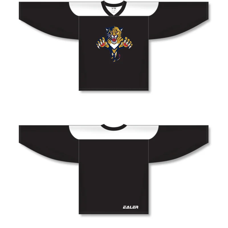 only jersey COLDINDOOR винтажные хоккейные тренировочные майки с принтом Panthers Логотип спортивные дешевые высокое качество H6100-10 - Цвет: only jersey