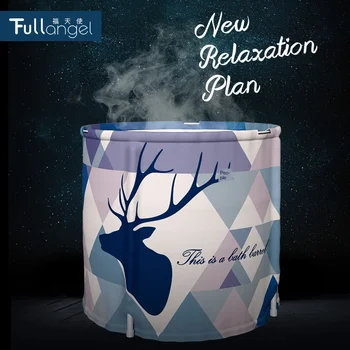 

Bath Barrel Adult Folding Tub Insulation Home Thickening Body Artifact