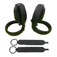 2 шт нескользящее регулируемое; кулак ремни для Oculus Quest/Rift S VR гарнитура сенсорный контроллер ручка аксессуары