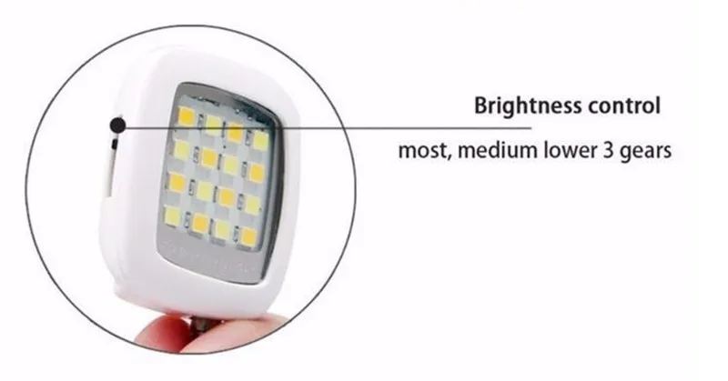 Селфи светодиодный кольцевой фонарик Lumiere телефон портативный светодиодный светильник для мобильного телефона зажим лампа объектив камеры мобильного телефона
