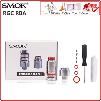 

Original SMOK RGC RBA Coil Head 0.6ohm Resistance Evaporator Resistor Heater Vape E Cigarette Core for Fetch Pro 80W RPM80