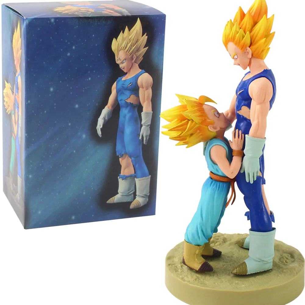 1422cm Dragon Ball Z Super Saiyan Vegeta Torankusu Trunks Father And