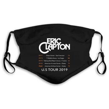 

Eric Clapton Tour Dates Men Black Simple Style Hot Sale Men Mouth Mask Women's kid PM2.5